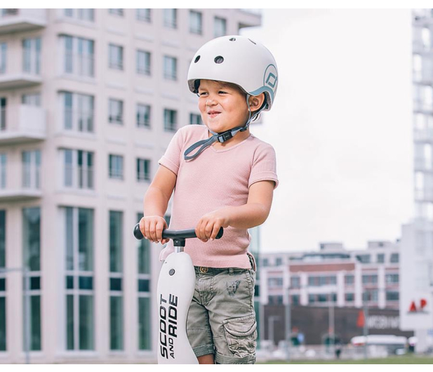 Scoot & Ride Kask Ochronny S-M dla dzieci 3+ Ash - 1014703 - zdjęcie 7